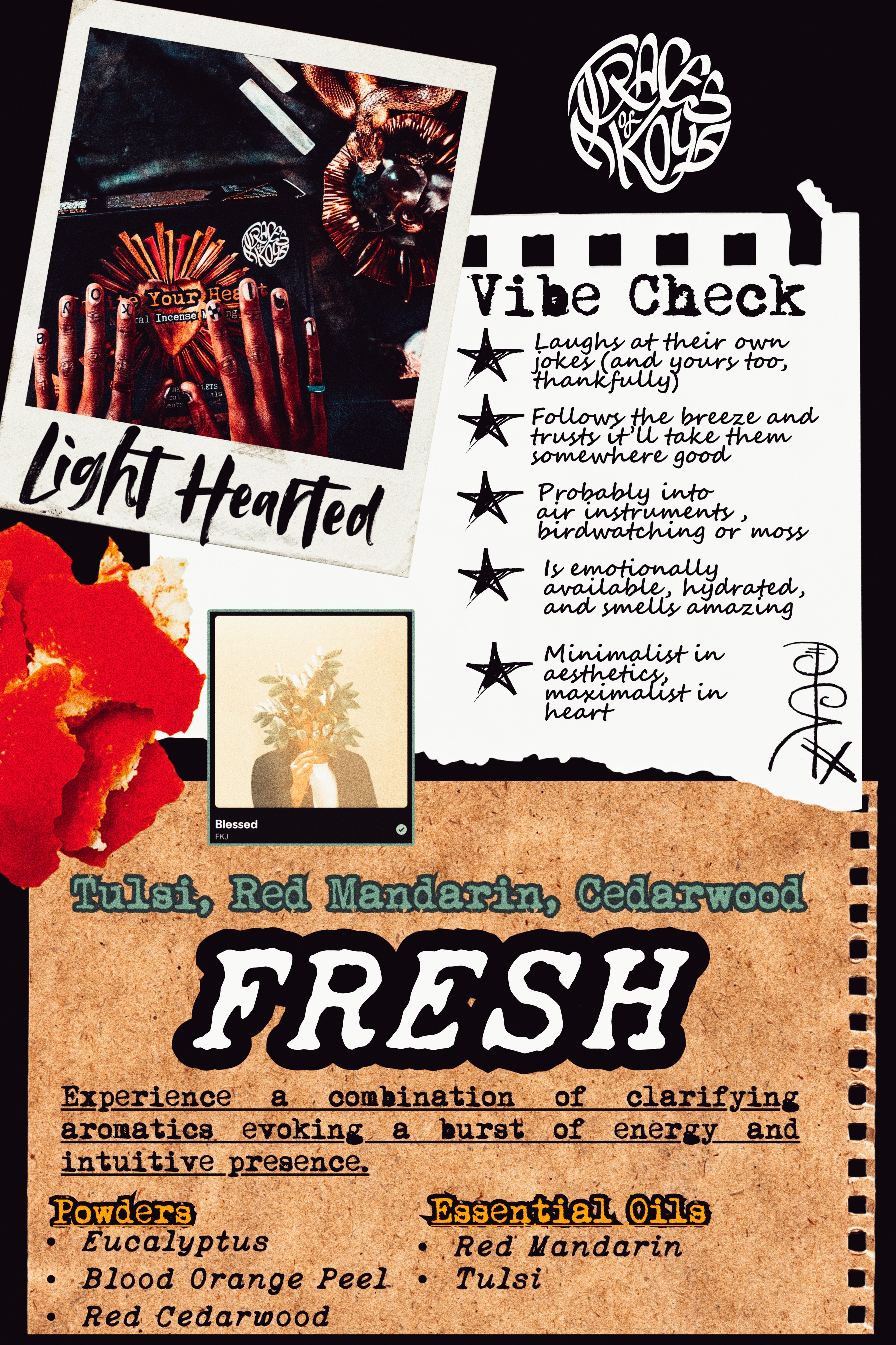 Ignite Your Heart - The Natural Incense Making Kit
