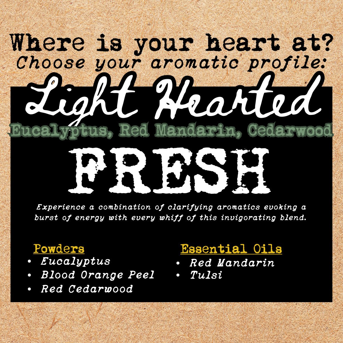 Ignite Your Heart - The Natural Incense Making Kit