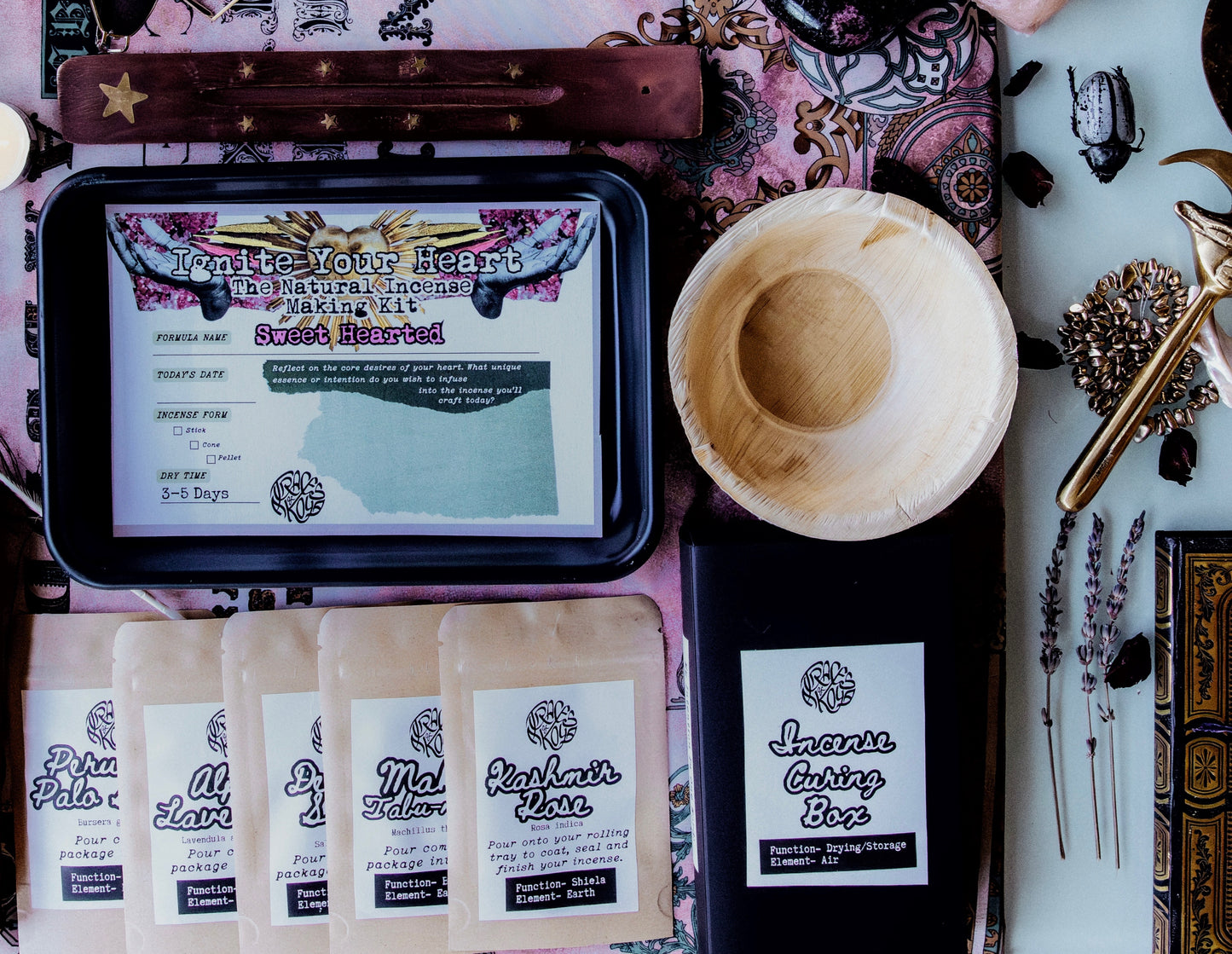 Ignite Your Heart - The Natural Incense Making Kit