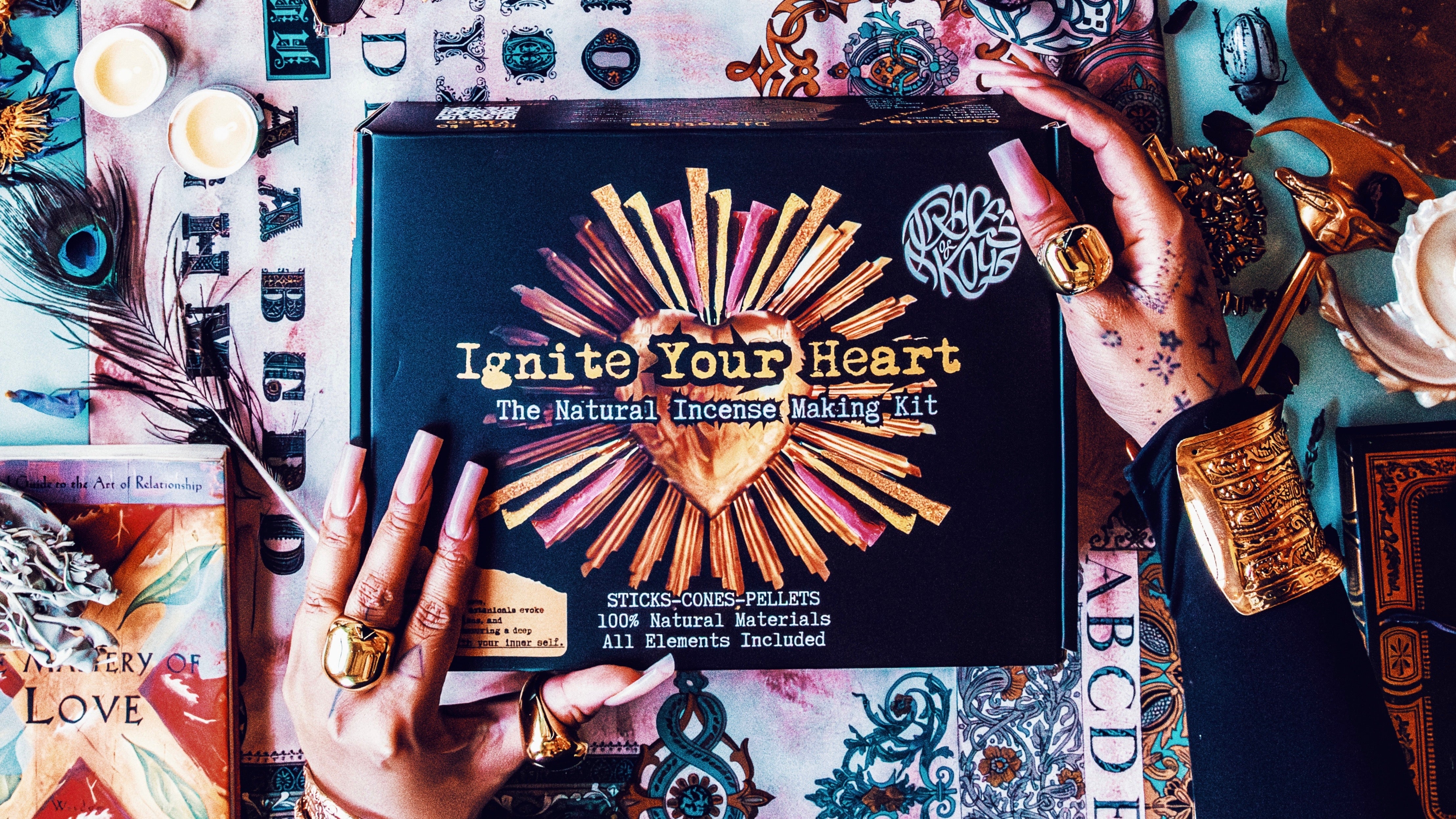 Ignite Your Heart - The Natural Incense Making Kit