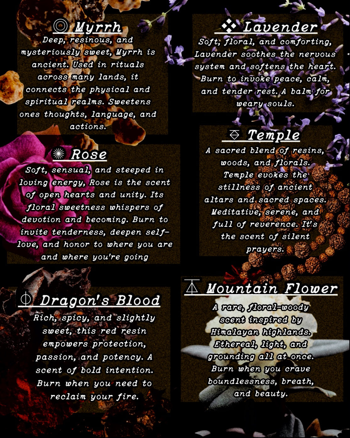ANCIENT MOTHERS Natural Incense