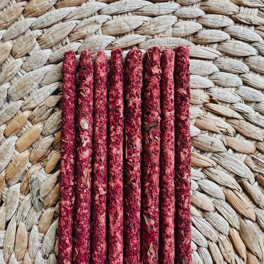 Rose Petal | 8 Sacred Natural Incense Sticks |