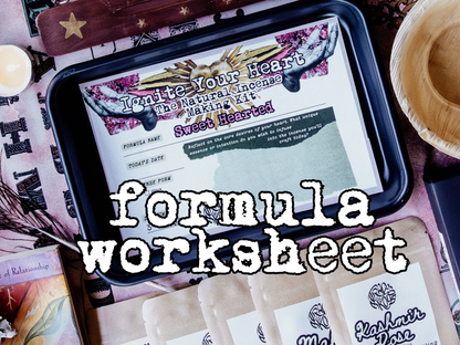 Ignite Your Heart - The Natural Incense Making Kit (PRE-SALE)