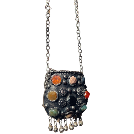 Medicine Woman Necklace - Antique Silver