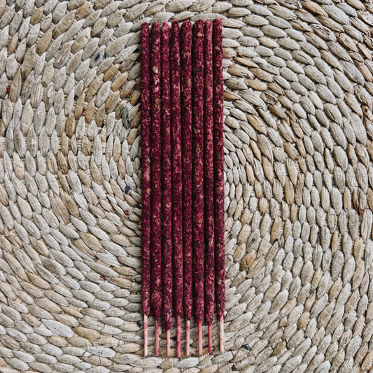 Rose Petal | 8 Sacred Natural Incense Sticks |