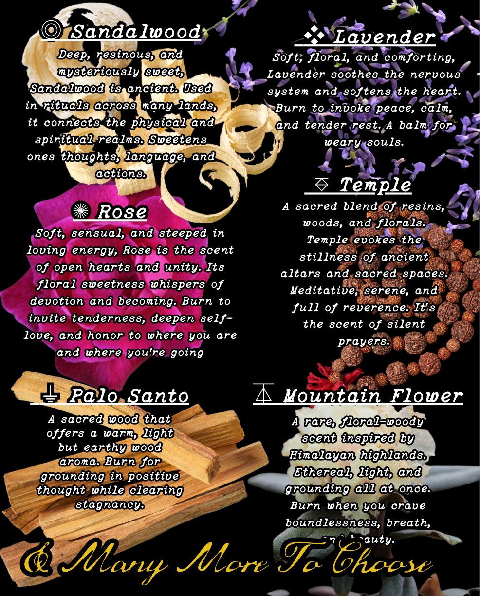 COLLECT: Authentic Sacred Natural Incense Sticks